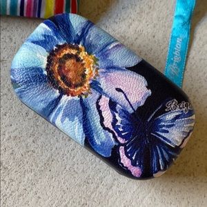 Brighton Accessories - BRIGHTON Mini Box Navy Blue Floral Brighton Accessories - BRIGHTON Mini Box Navy Blue Floral